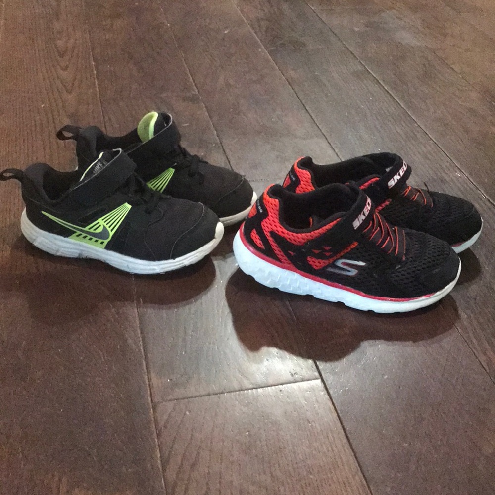 Lot of boy shoes